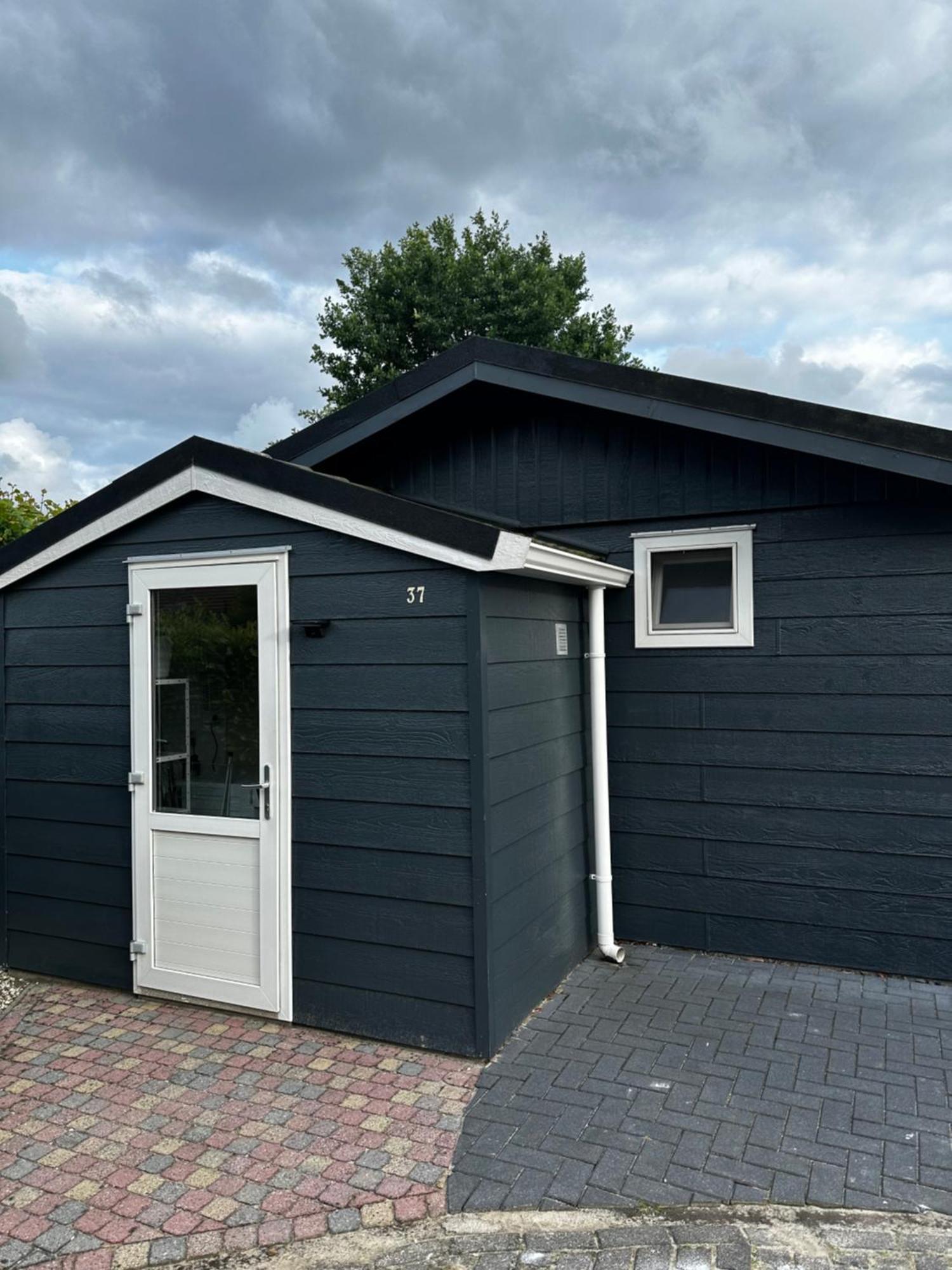 Luxe Chalet Met Uniek Vrij Uitzicht Op Rustig Park In Papenvoort Drenthe Exterior foto
